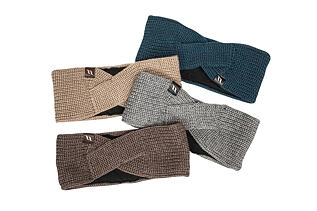 Back on Track - Čelenka pletená s překřížením Nora 1013