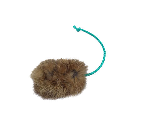 Pískací potvůrky - Mini kožešina na šňůrce